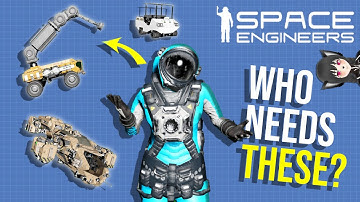 Overpowered Jetpack Ruins Interesting Builds, Space Engineers