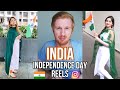 Reacting to INDIA INDEPENDENCE DAY Reels Videos // 15 August (ft Jannat, Arishfa, Riyaz and Neha)