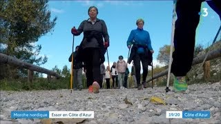 La marche nordique dans les Alpes-Maritimes