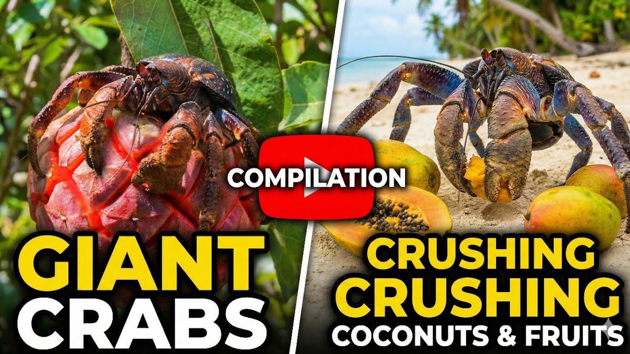 Coconut Crab Compilation | Extended Wildlife Footage