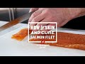 How to Skin & Cure Salmon | Bourbon Cured Salmon Gravlax | Tutorial