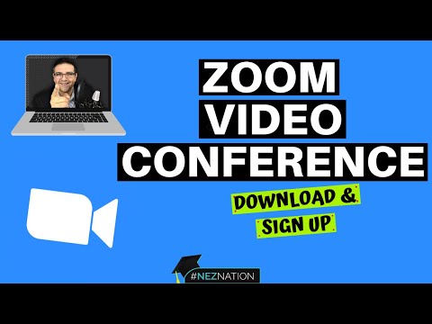 how-to-download-and-sign-up-for-zoom-video-conference-(video-conferencing-tutorial)
