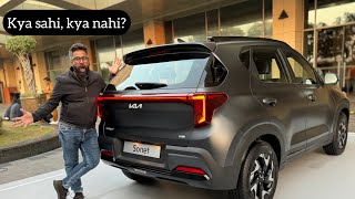 2024 Kia Sonet Facelift - Safer Now? | First Look