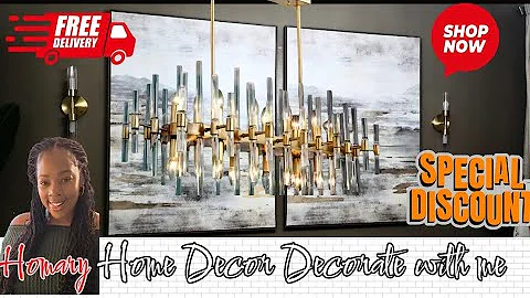 Christmas Decorate with me using Beautiful Decor 🎄HOMARY NEW DECOR PIECES THAT WILL BLOW YOUR MIND🎄
