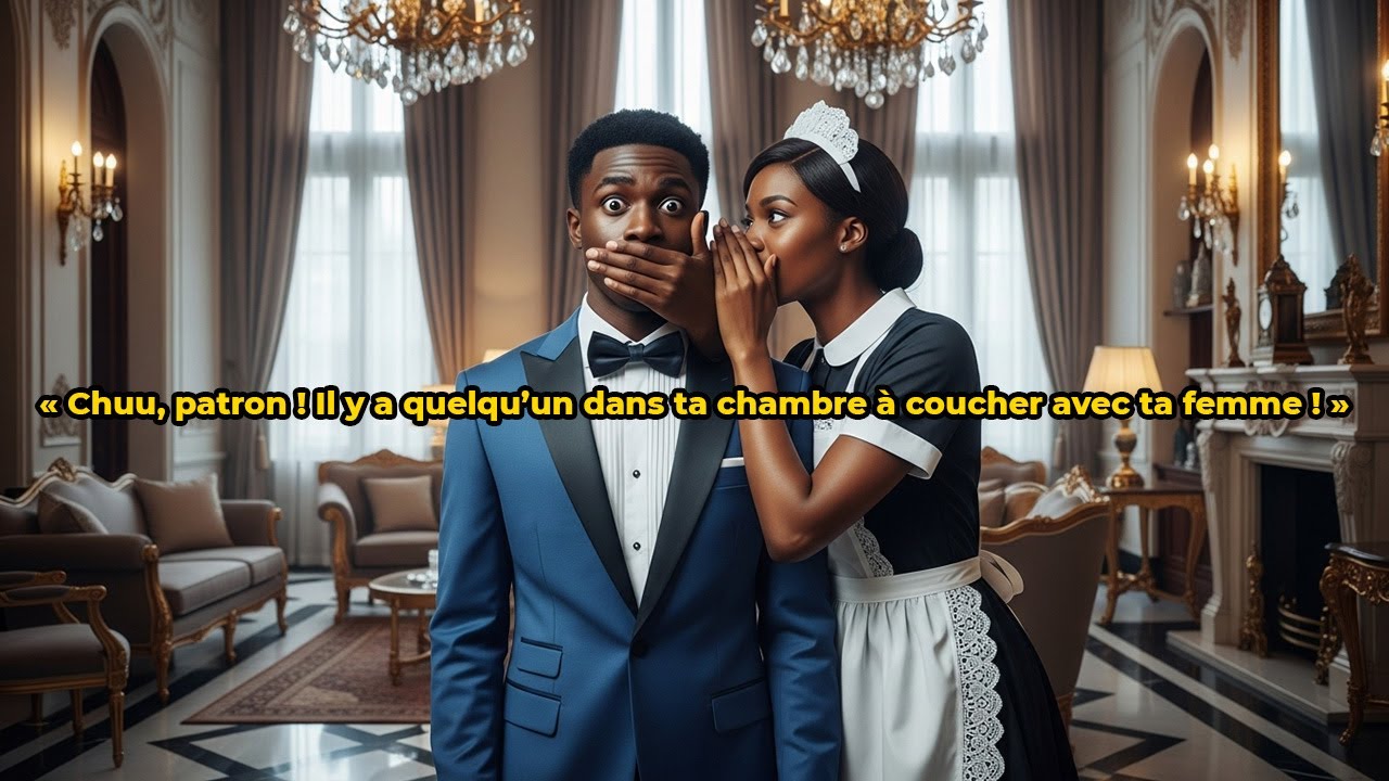« TAIS-TOI, IL Y A QUELQU’UN DANS TA CHAMBRE AVEC TA FEMME… » dit la bonne à son patron milliardaire