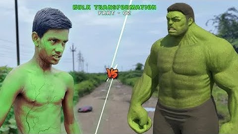Hollywood Hulk Transformation in real life part:- 2