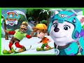 Everest sauve des campeurs d&#39;une tempête de neige et plus! PAW Patrol dessins animés pour enfants