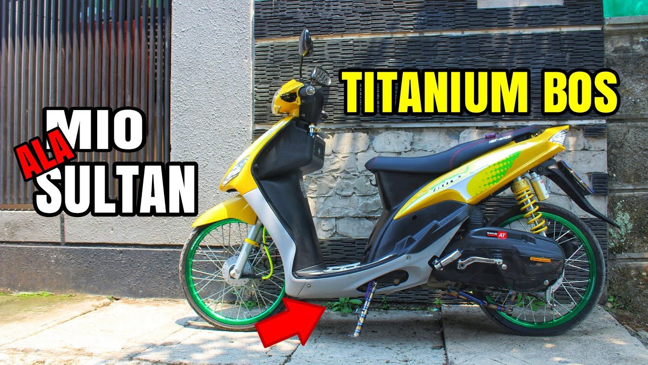 Modifikasi Yamaha Mio Full Pure Thailook Black Pink By RJM Kedai Matic By Beat Motovlog