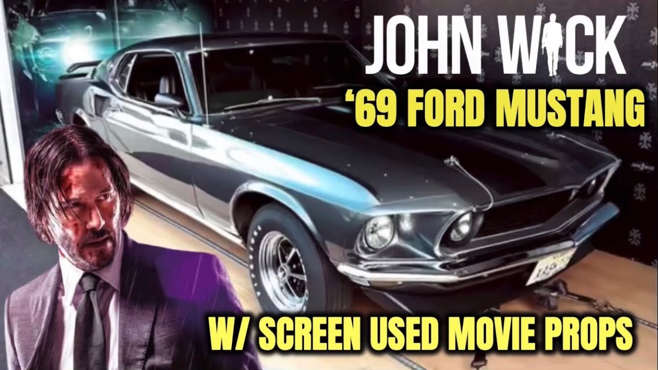 John Wick ‘69 Mustang & Other Screen used Movie Props
