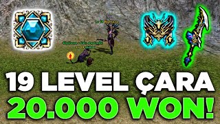 19 Level Çara 20.000 Wonluk Yatirim Yapmak Metin2 Charon