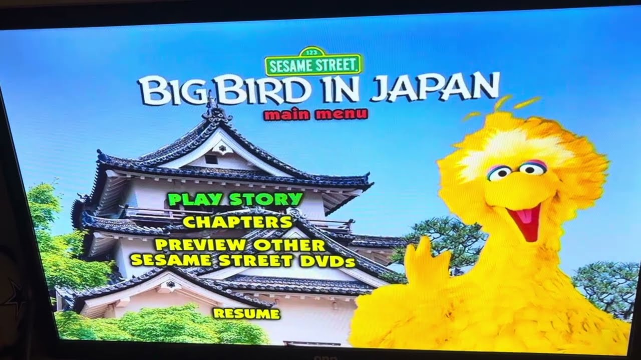 Big Bird In Japan 2004 DVD Menu Walkthrough - YouTube