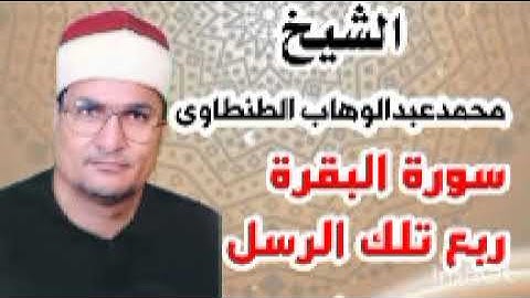 الشيخ محمد عبدالوهاب الطنطاوي سورة البقرة(تلك الرسل.....