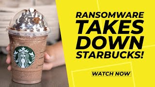 A ransomware attack on software provider Blue Yonder disrupting operations at Starbucks, Sainsbury's