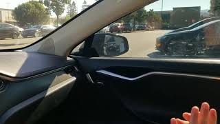 Tesla door popping open on it's own...