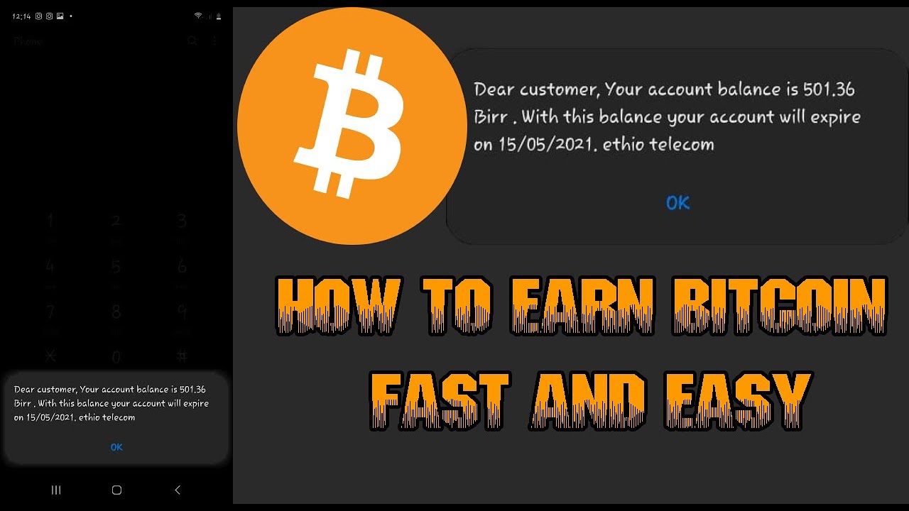 How to earn Bitcoin Fast and Easy - YouTube