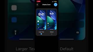 How to reduce display size in ios 26 @editorjoymatthew #beginners #joymatthew #iphone