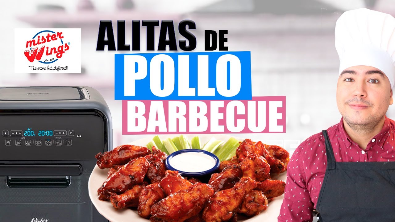 Alitas de POLLO BBQ en #AIRFRYER | Esteban Cocina