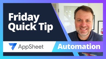 AppSheet Quick Tip: More EASILY Create Reusable Automations