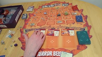 Terror Below board game - how to setup, play and review *plus Hidden cache expansion * Amass Games *
