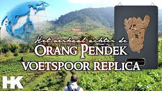 Het verhaal achter de Orang Pendek voetspoor replica