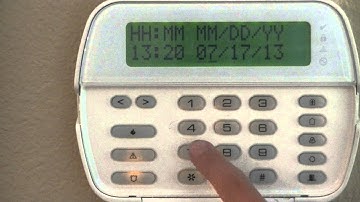 Changing Date And Time On A DSC English Keypad