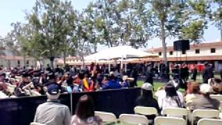 Roger's name being called at graduation from CSUCI - May 16, 2009