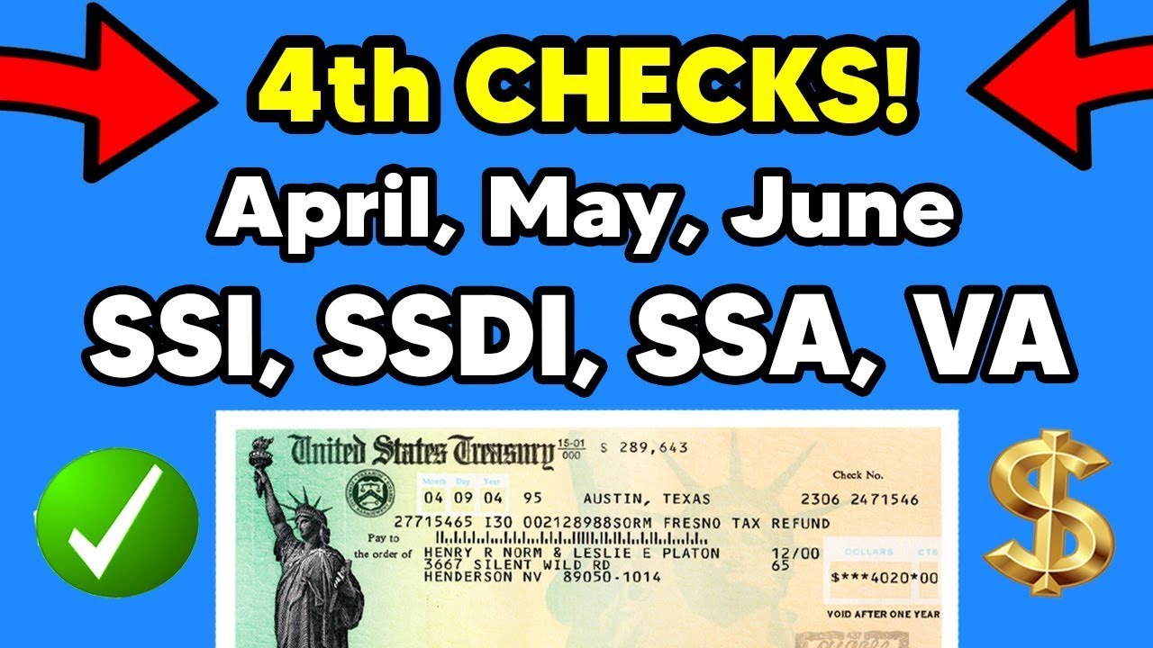 Delivery Dates - $1,400 4th Stimulus Check for Low Income, Social ...
