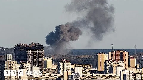 'Massive' Russian missile strikes hit power and water supply across Ukraine - BBC News