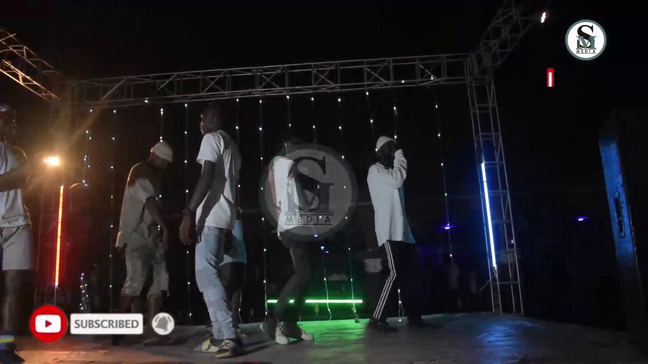 king faceman performance at Prestea youth awards 2020