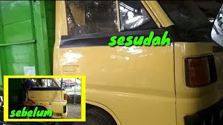 Cara aplikasi cat solid mitz dakar yellow Truck mitsubishi omplong screenshot 1