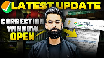 Laatste NTA-update😳 | Correctieperiode geopend | NEET 2024