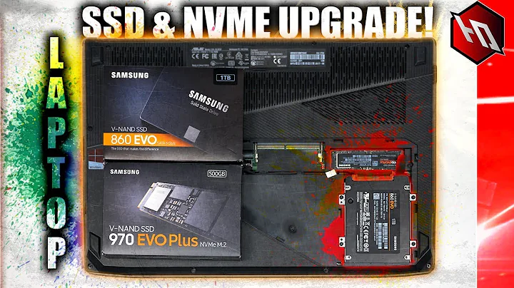 UPGRADING MY LAPTOP WITH SSD & NVME!! (Samsung 860 EVO + 970 EVO Plus Install, Cloning, Boot Time)