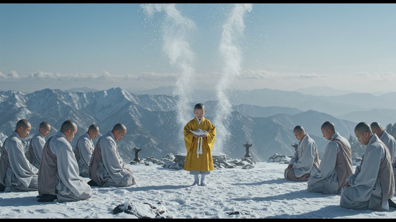 하얀 눈 내린 산속 절, 다섯 살 동자승의 목탁이 세상을 깨웠다 반전실화오디오북실화사연