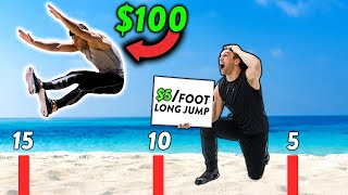 WIN $5 For Every Foot You LONG JUMP