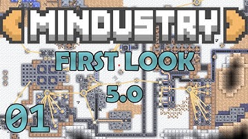 Mindustry 5.0 Ep 1 - FIRST LOOK - Gameplay Walkthrough Let’s Play Tutorial