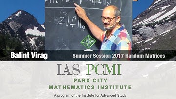 Balint Virag (4.1) Operator limits of random matrices, part 4.1