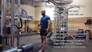 Single Arm Low Cable Row