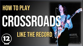 Crossroads - Cream | Guitar Lesson