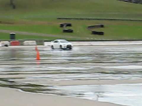 Jeff's Evo X at MRT Skid Pan Day (November 2009)