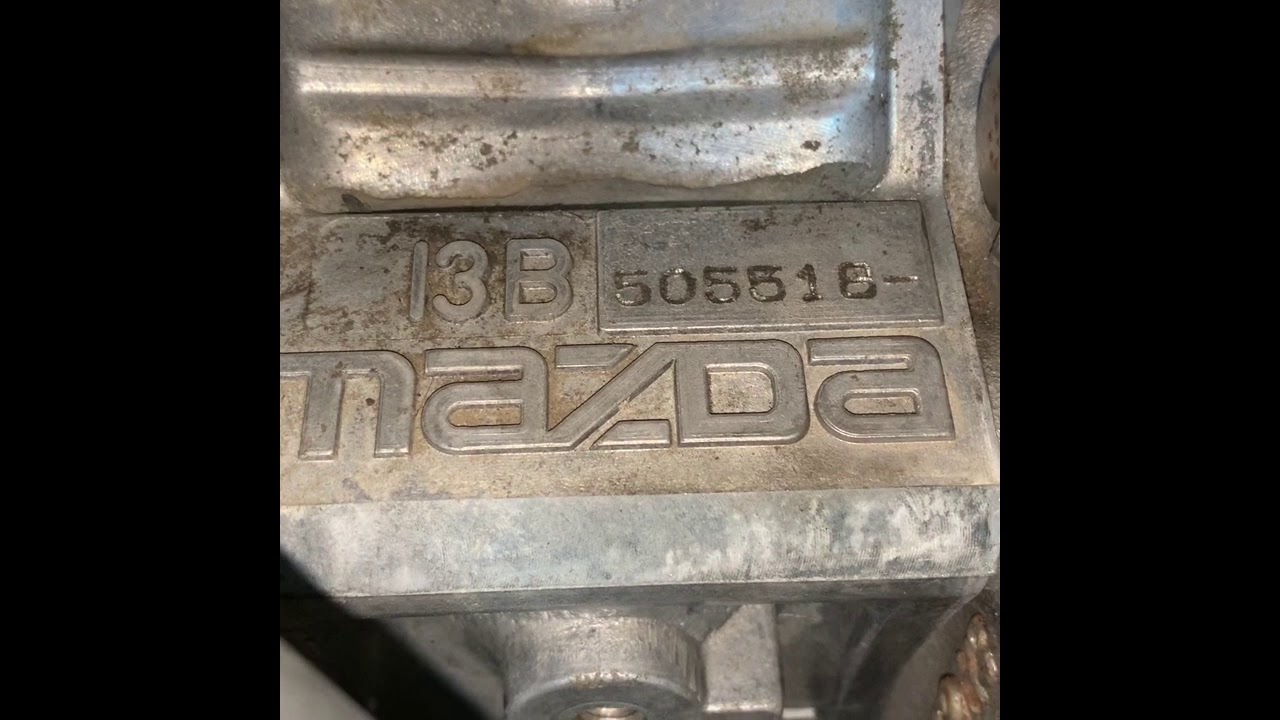04-08 JDM Mazda RX-8 13B Engine Compression Test Video - YouTube