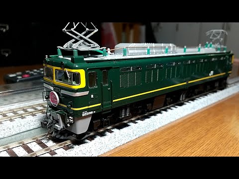 【鉄道模型】16番（HO）/TOMIX　EF81トワイライト色プレステージモデル動きました！