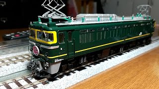 【鉄道模型】16番(HO)/TOMIX EF81トワイライト色プレステージモデル動きました!