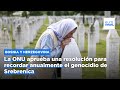 La ONU aprueba una resolución para recordar anualmente el genocidio de Srebrenica