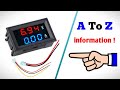 Digital voltamp panel meter explained connection adjustment accuracy range and more