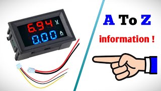 Digital Volt-Amp panel meter explained! connection, adjustment, accuracy, range and more screenshot 2