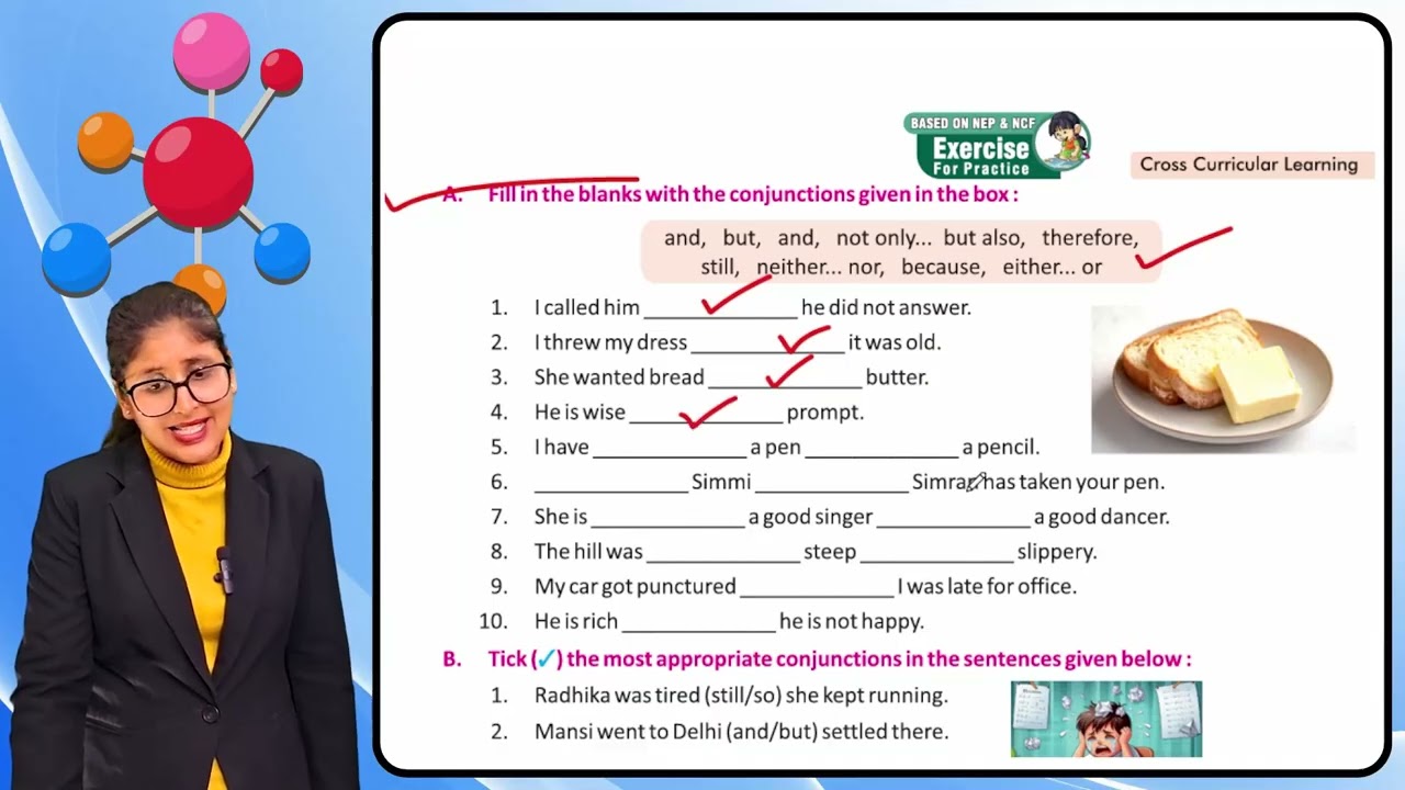 Aayansh English Grammar Class 7 Chapter 8 Conjunctions