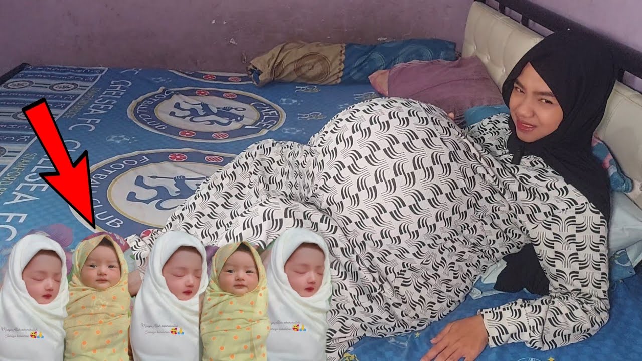 KAGET‼️ IBU HAMIL TIBA2 KONTRAKSI SAMPAI MELAHIRKAN BAYI KEMBAR 5 SENDIRI SECARA NORMAL TANPA BIDAN