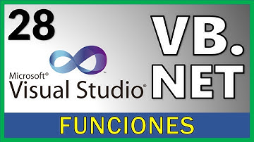 Curso Visual Basic .NET  - 28. Funciones