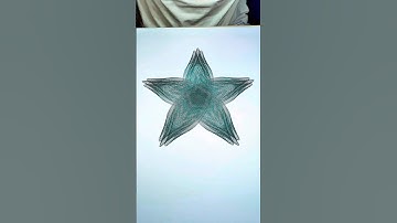 A shape that looks like a star, but moves like a flower #spirographshr #asmr #satisfying #spirograph