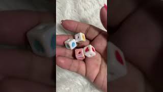 Cube Heart #cubeheart #beads #anikanik #DIY #charms #bagcharm #phonecharm #souvenir #round #bracelet